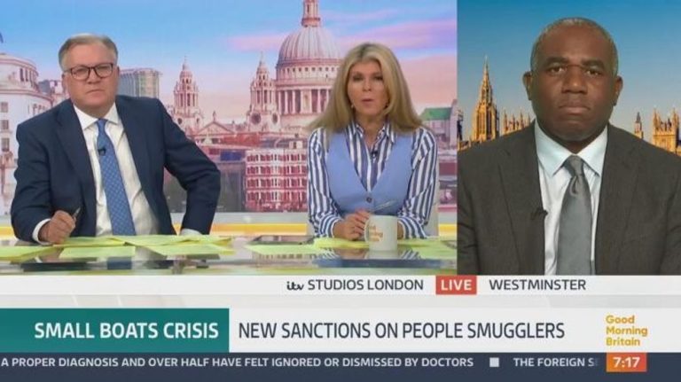Susanna Reid sparks ITV GMB bias row with ‘scandalous’ Philp asylum hotel grilling: ‘Sitting next to the Home Secretary’s husband!’